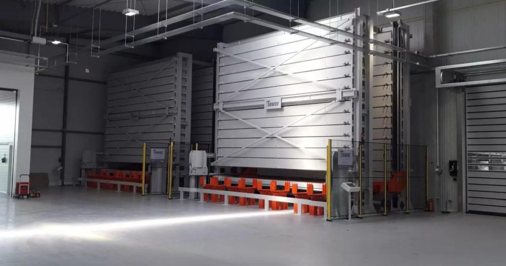 Vertical Storage in Warehouse